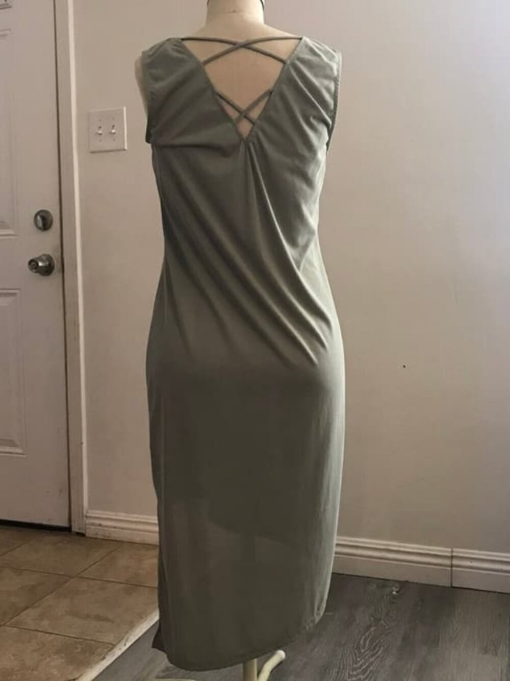 Women_s Green Asymmetrical